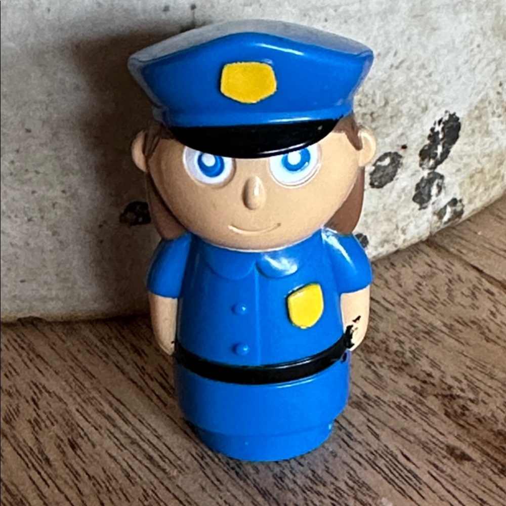 KID CONNECTION police woman Blue Toy Police Officer Figure replacement toy